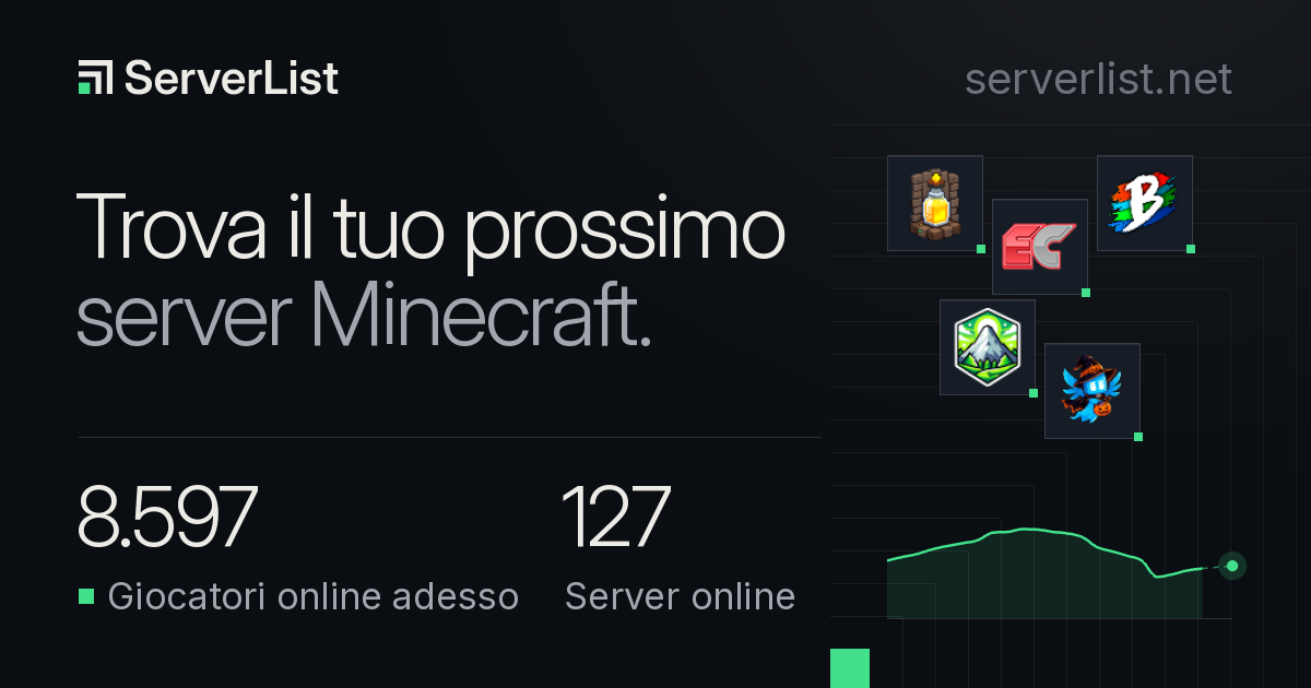 Lista server Minecraft: trova il tuo server | ServerList