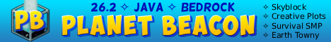 Minecraft Server Planet Beacon - 1 players online